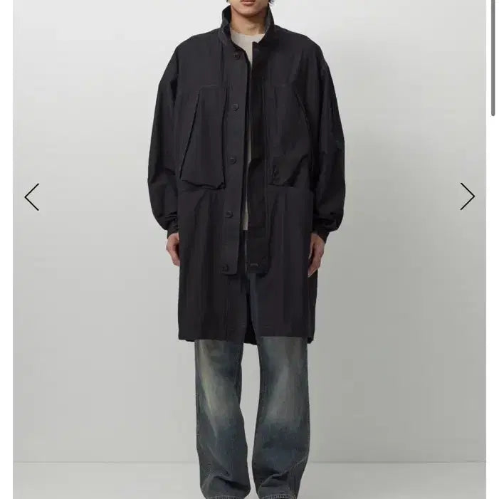 [BUNJANG] Roughsides 26ss Dune Parka Ash Black Size 2 / 러프사이드 26ss 듄 파카 애쉬블랙 2 사이즈