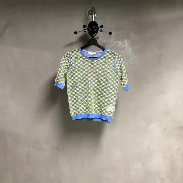 [BUNJANG] Carven Short Sleeve Blouse XS / 까르뱅 반팔 블라우스 XS(W)