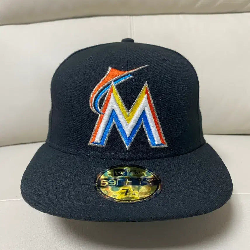 [BUNJANG] New Era Miami Marlins Authentic Cap / MLB 마이애미 말린스 뉴에라 어센틱 모자