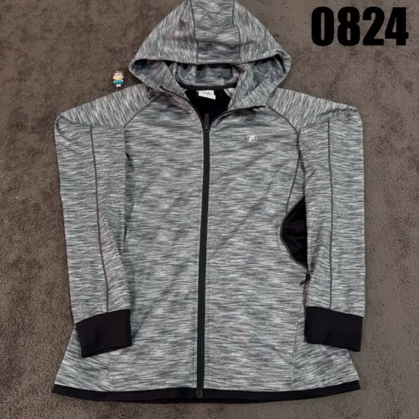 [BUNJANG] Fila Grey Hooded Zip-Up Jacket (Size 95) / 필라 후드 집업 그레이 (95)