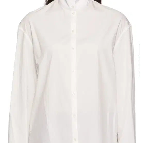 [BUNJANG] Lemaire High Collar Shirt White / [새제품] 르메르 화이트 하이 칼라 셔츠
