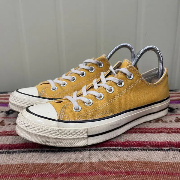 [BUNJANG] Converse Chuck 70 Low Top Yellow Sneakers 235 / 컨버스 척70 로우 옐로우 스니커즈 235 X03438