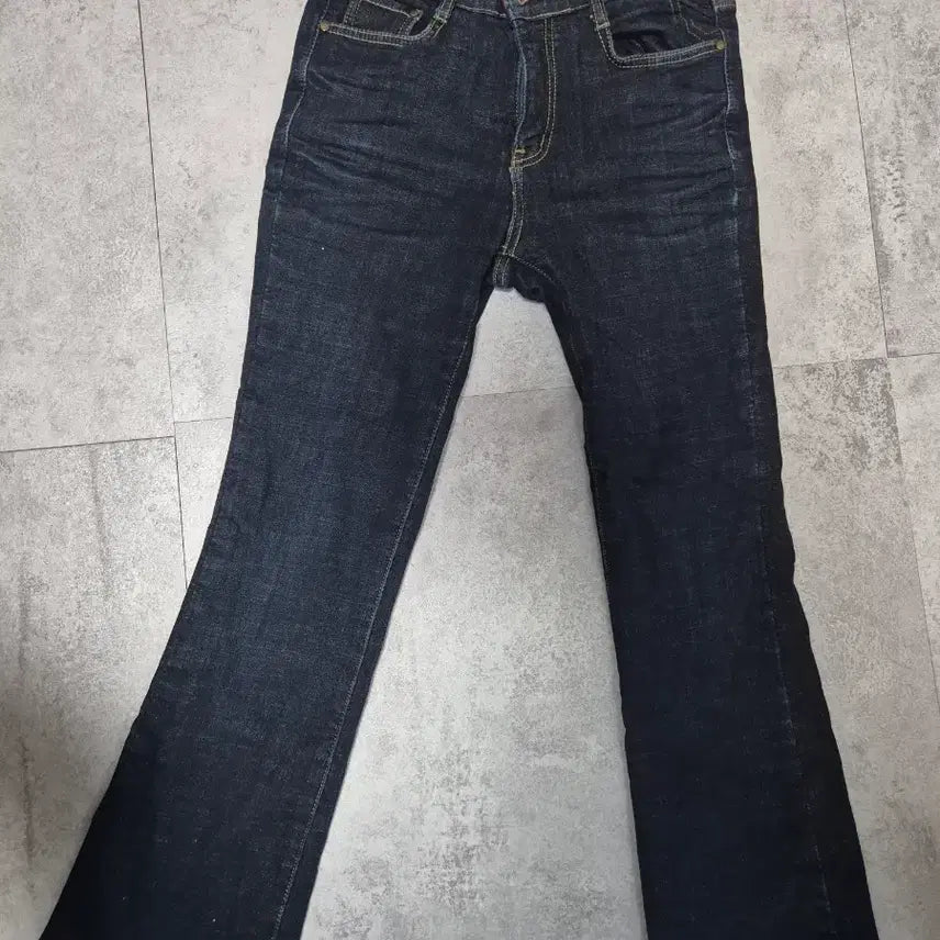 [BUNJANG] Vintage Brushed Denim Jeans / 빈티지 기모 청바지