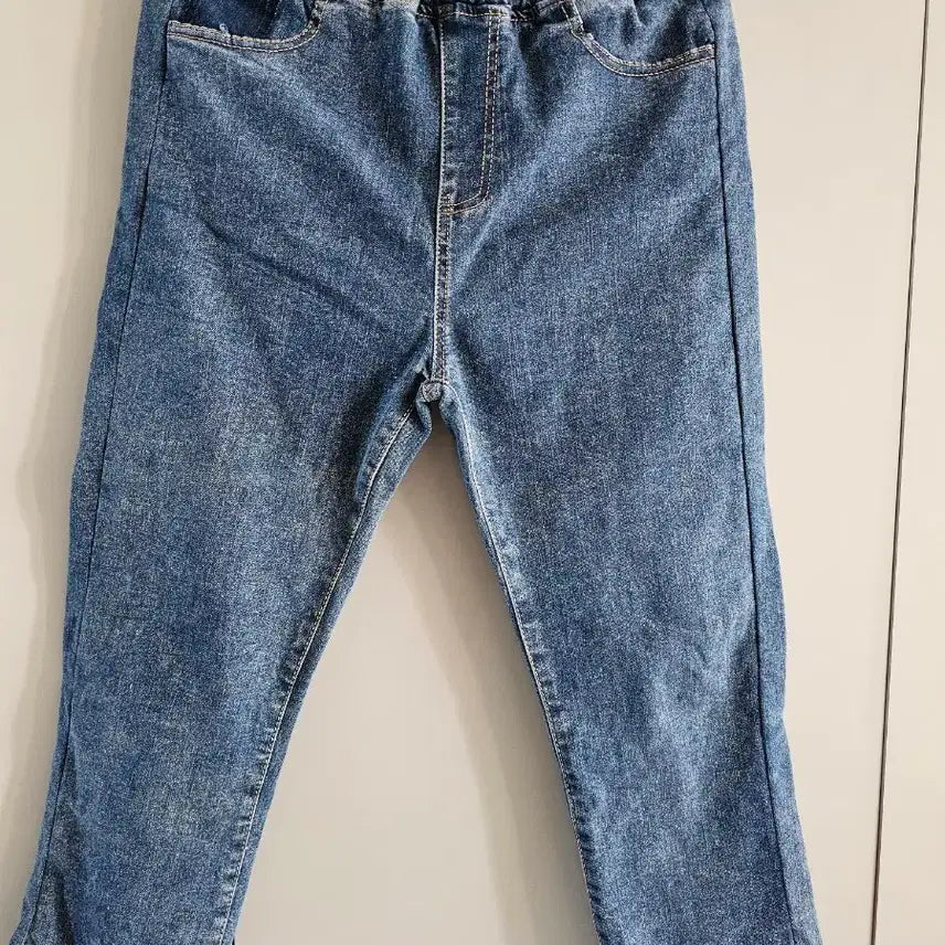[BUNJANG] Comfortable Waistband Jogger Denim Pants / 허리밴드 데님 팬츠