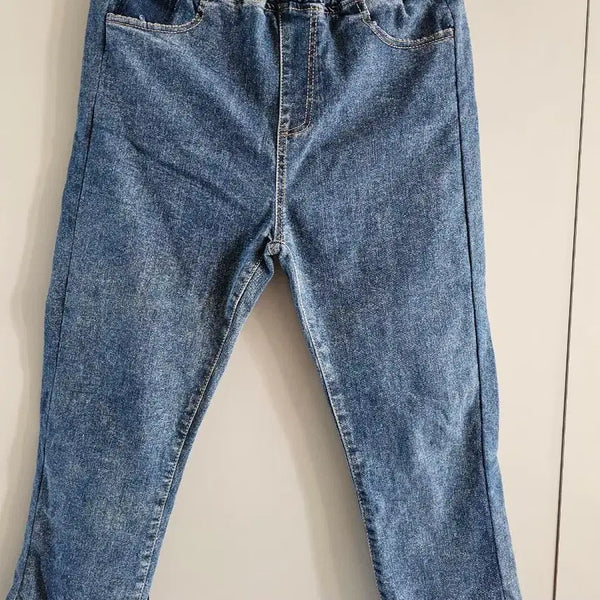 [BUNJANG] Comfortable Waistband Jogger Denim Pants / 허리밴드 데님 팬츠