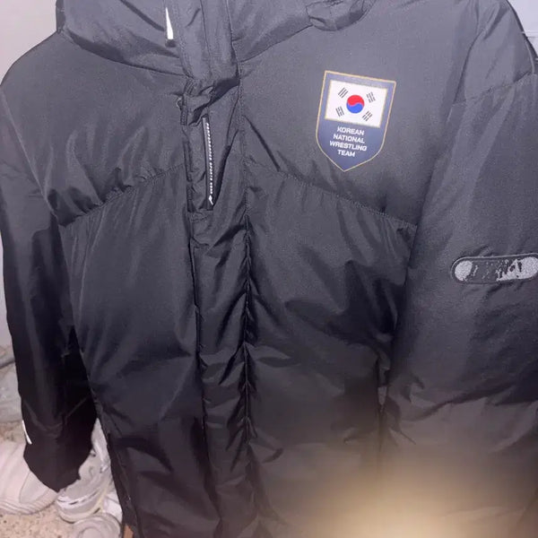 [BUNJANG] Wrestling National Team Long Padding Black / 대한민국 레슬링 국가대표팀 롱패딩 블랙