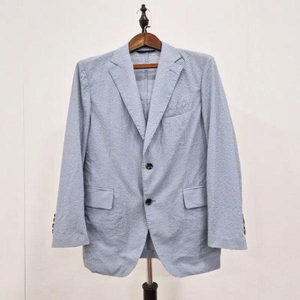 [BUNJANG] Daks Seersucker Blazer Jacket / 닥스 시어서커 블레이저 자켓