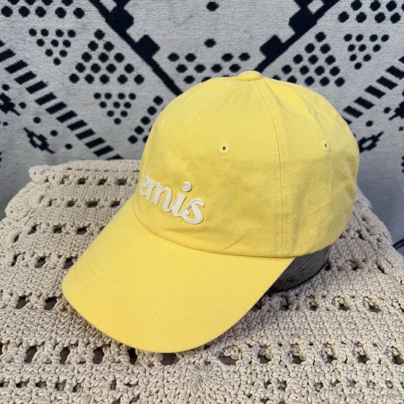 [BUNJANG] Emis Big Logo Ball Cap Hat / [F] 이미스 빅로고 볼캡 모자