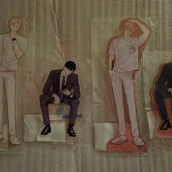 [BUNJANG] Healing Paradox Collaboration Acrylic Stand Set (4 types, Sealed) / 일본비엘 일벨 힐링패러독스 콜라보 아크릴 스탠드 4종 미개봉