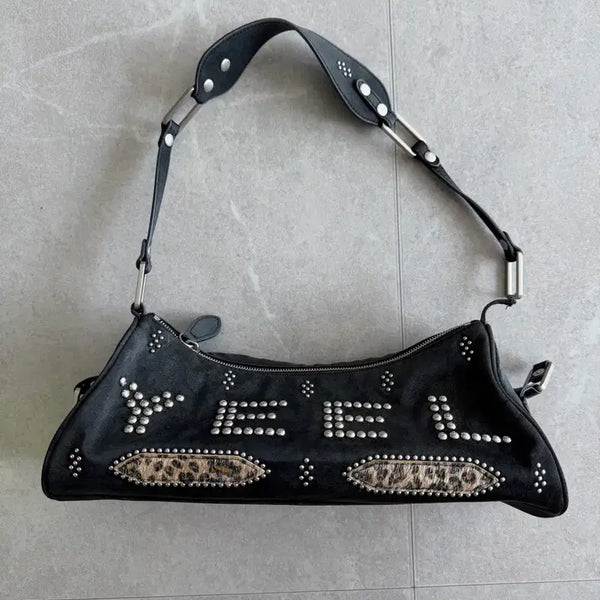 [BUNJANG] Yeel Studded Shoulder Bag / Yeel 와이이이엘 스터드 숄더백