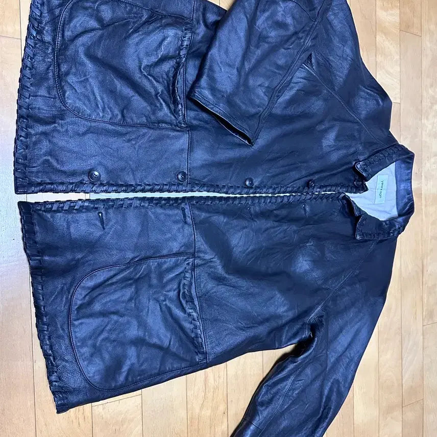 [BUNJANG] Years Ago Whip Stitch Leather Jacket Size 2 / 이얼즈어고 윕 스티치 레더 자켓 2사이즈