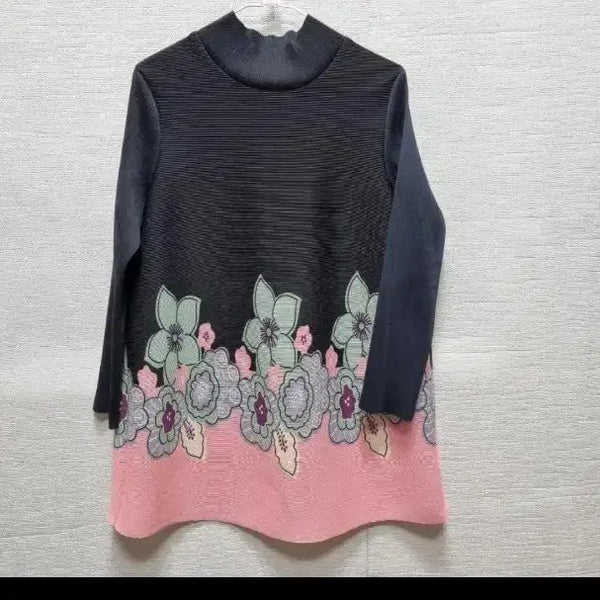 [BUNJANG] V014 Pleated Long Sleeve T-Shirt / v014 플리츠 긴팔 티셔츠