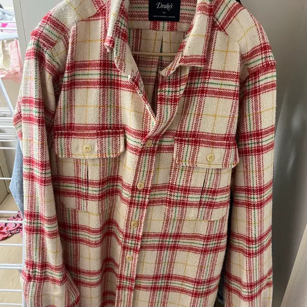 [BUNJANG] Drakes Flannel Shirt XL / 드레익스 셔츠