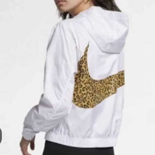 [BUNJANG] Nike Leopard Big Swoosh Anorak (W) / 나이키 레오파드 빅스우시 아노락 M _ 여성