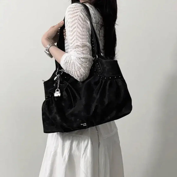 [BUNJANG] Vintage Black Shoulder Bag / 빈티지 블랙 숄더백