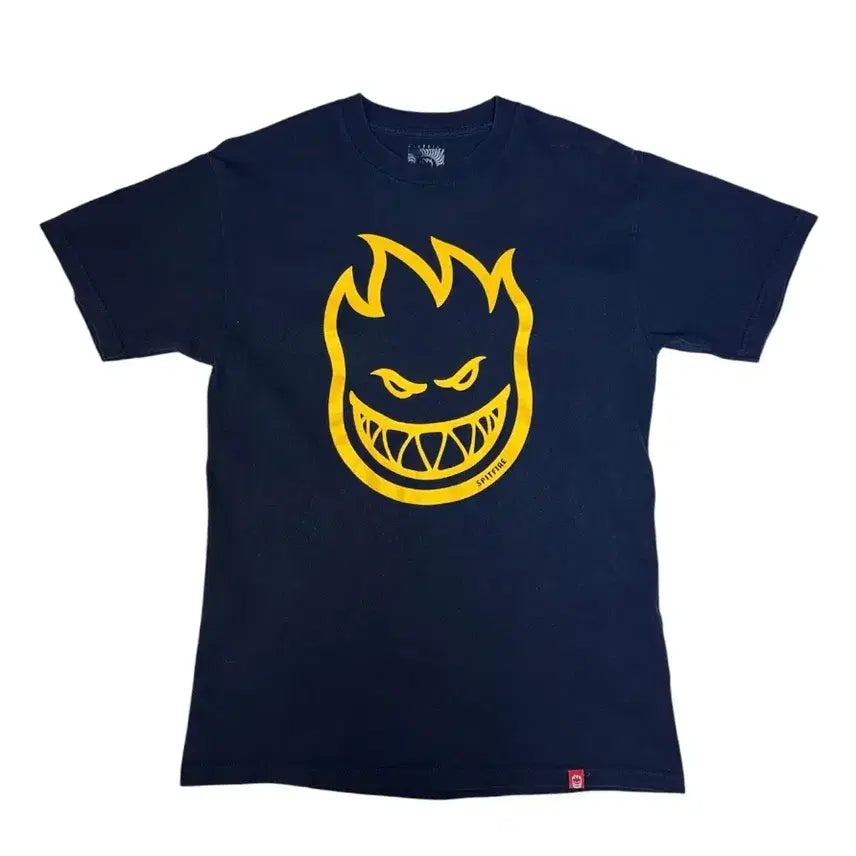 [BUNJANG] Spitfire Big Logo Navy T-Shirt M / 빈티지 스핏파이어 SPITFIRE 빅로고 네이비티셔츠 M