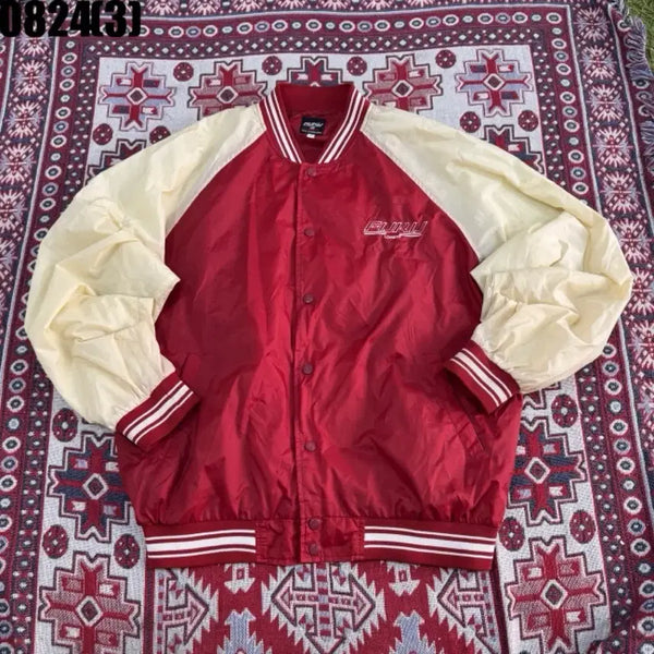 [BUNJANG] FURU Baseball Jacket (Ivory/Red) / FURU 야구 점퍼 마르디 자켓 105 L 8/24
