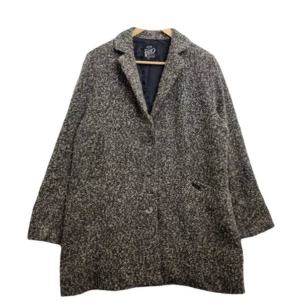 [BUNJANG] TOPYS Beige Oversized Alpaca Wool Coat [XL] / TOPYS 베이지 오버핏 알파카 울코트 [XL]