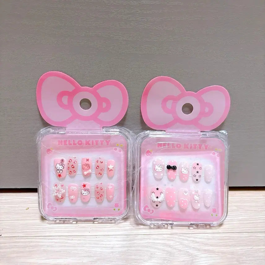 [BUNJANG] Sanrio Hello Kitty Nail Tips (Sealed) / [미개봉 정품] 산리오 키티 네일팁