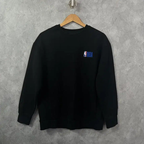 [BUNJANG] NBA Logo Sweatshirt Black M / NBA 로고 맨투맨 블랙 M