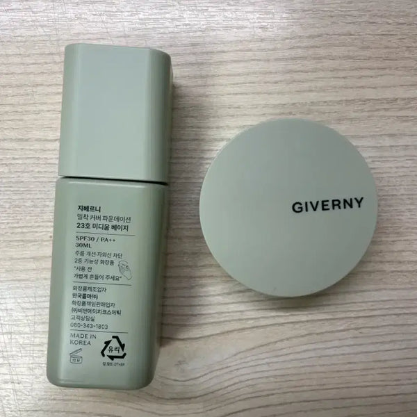 [BUNJANG] Giverny Foundation 23 Shade / 지베르니 23호 파운데이션