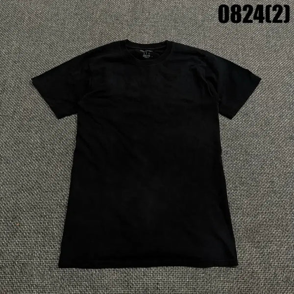 [BUNJANG] Champion Basic Plain T-Shirt Black S / 챔피온 기본 무지 반팔티 블랙 s