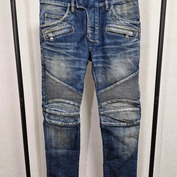 [BUNJANG] Balmain FW14 Washed Biker Jeans / [29] 발망 FW14 워싱 바이커진