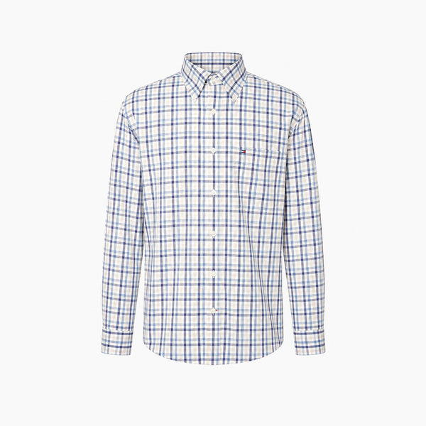 [BUNJANG] Tommy Hilfiger Cotton Check Shirt Men / TOMMY HILFIGER 타미힐피거 코튼 체크 셔츠 - Men (5362)