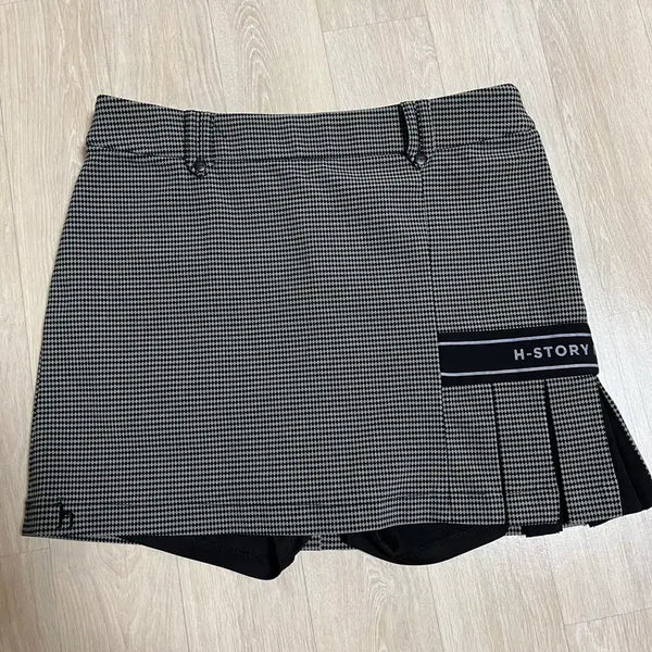 [BUNJANG] Hazzys Golf Plaid Skirt / 헤지스 골프 체크 스커트 64/S/55