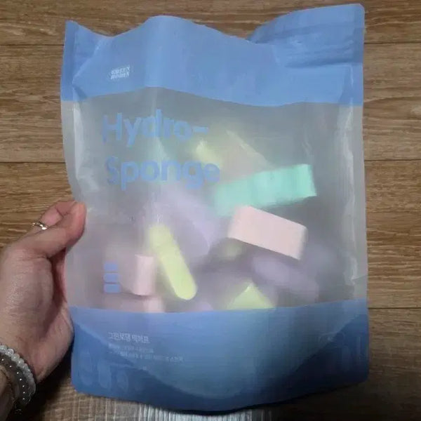 [BUNJANG] Green Rodin Tteok Puff 34 Count / 그린로댕 떡퍼프 34개