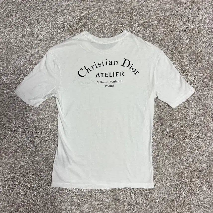 [BUNJANG] Dior Atelier Logo T-Shirt White XXS / [정품/XXS] 디올 아뜰리에 로고 반팔