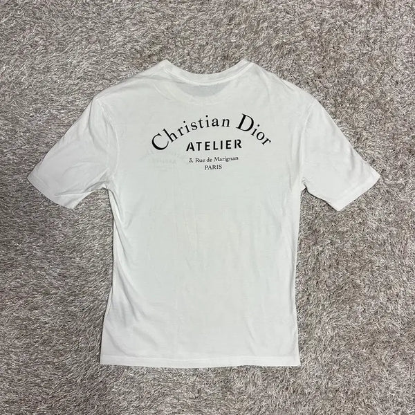 [BUNJANG] Dior Atelier Logo T-Shirt White XXS / [정품/XXS] 디올 아뜰리에 로고 반팔