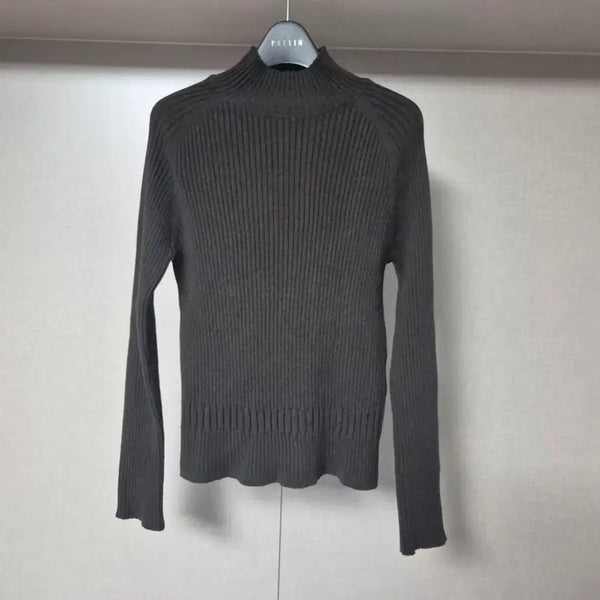 [BUNJANG] She's Miss High Neck Slim Knit Brown / 66)쉬즈미스 하이넥 슬림 니트 브라운