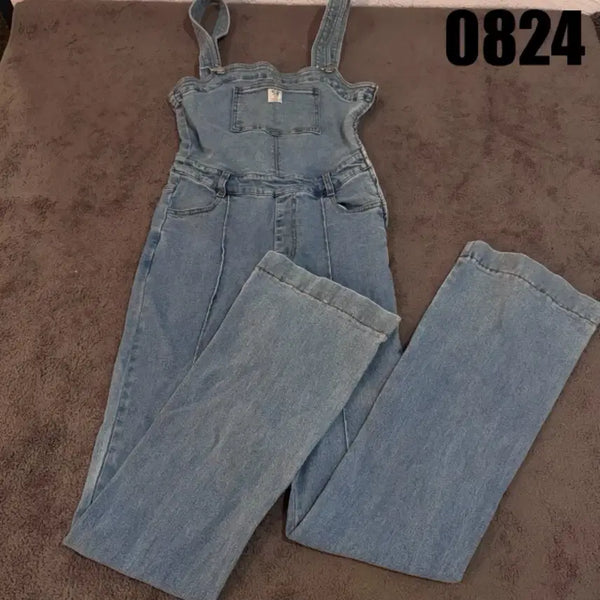 [BUNJANG] Instant Funk Bootcut Jumpsuit Jeans / 인스턴트펑크 점프수트 부츠컷 청바지 (s~m)
