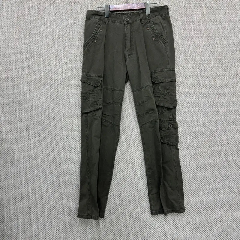 [BUNJANG] Vintage Y2K Magazine Multi-Pocket Cargo Pants (Size 32) / 빈티지 Y2K 탄창 멀티포켓 카고 바지 32 H02875