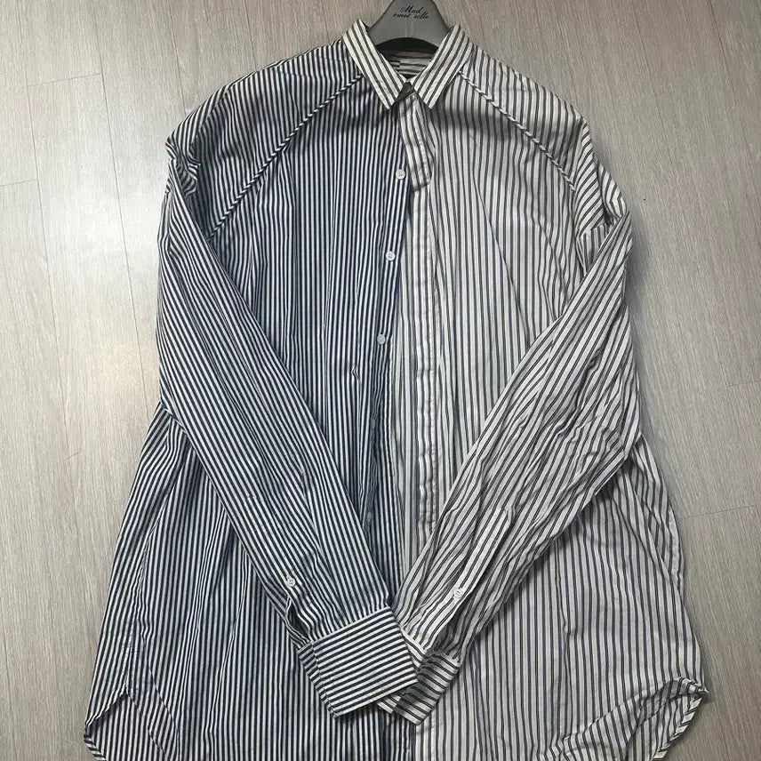 [BUNJANG] Juun.J Stripe Asura Shirt / 준지 스트라트라이프 아수라 셔츠