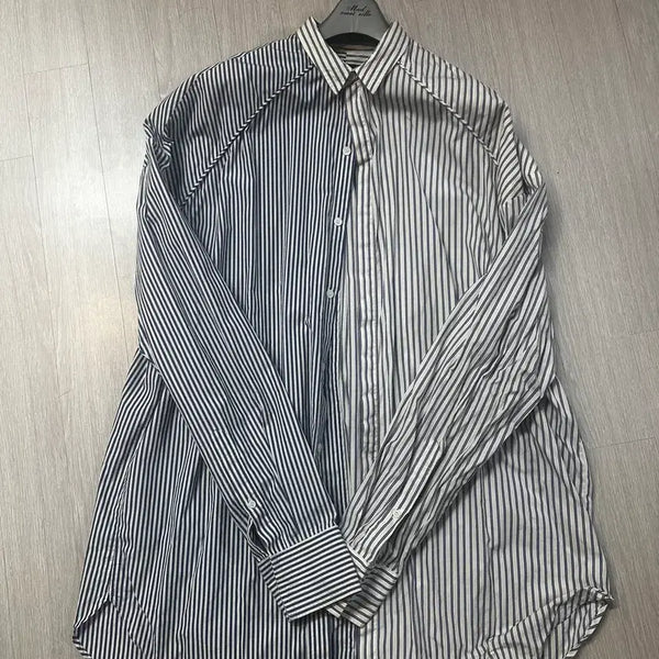 [BUNJANG] Juun.J Stripe Asura Shirt / 준지 스트라트라이프 아수라 셔츠