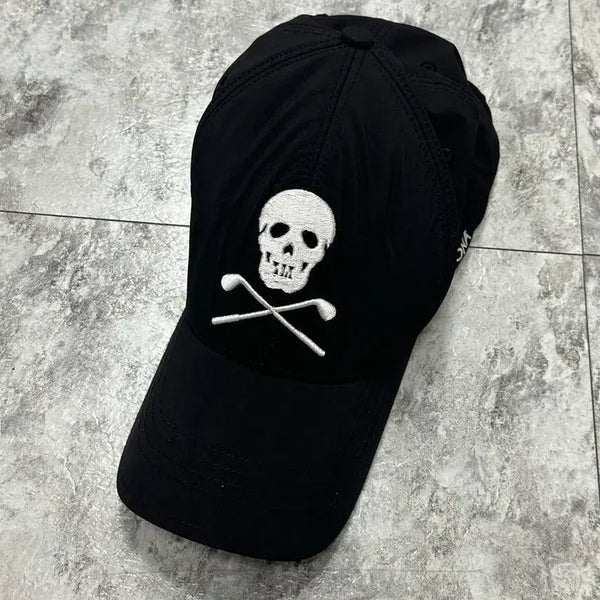 [BUNJANG] Mark &ロナ Men's Golf Ball Cap Black Skull Logo / [ 마크앤로나 ] 정품 / 남성 골프 볼캡 모자