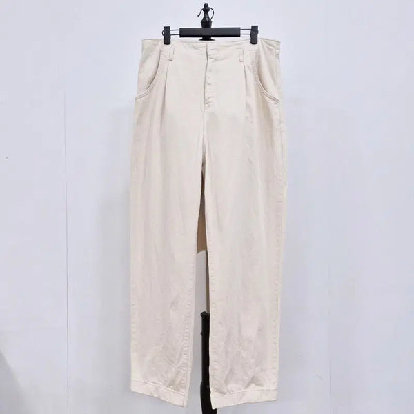 [BUNJANG] Massimo Dutti Pleated Logo Pants / 마시모두띠 플레이트로고 팬츠