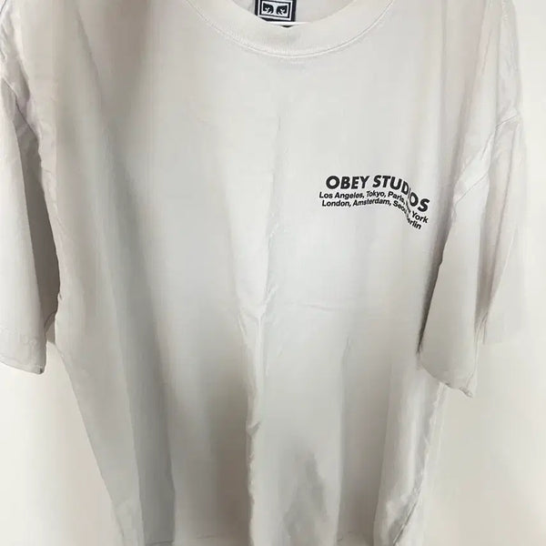 [BUNJANG] OBEY Short Sleeve T-Shirt L / 오베이 반팔 L 택포
