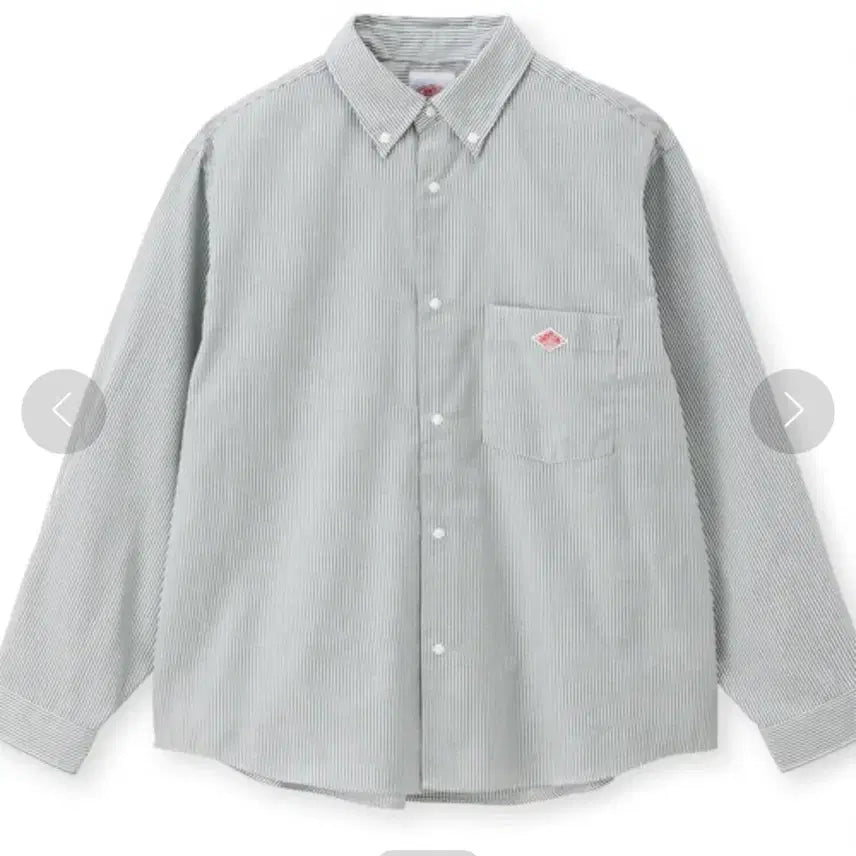 [BUNJANG] DANTON Striped Shirt Size 34 / 단톤 스트라이프 셔츠 34