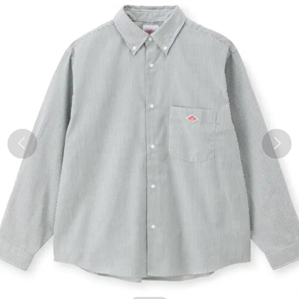 [BUNJANG] DANTON Striped Shirt Size 34 / 단톤 스트라이프 셔츠 34