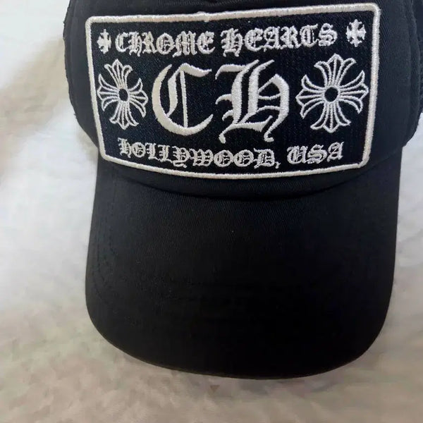 [BUNJANG] Chrome Hearts Hollywood Trucker Hat Black / 크롬하츠 CH 할리우드 트러커햇 블랙