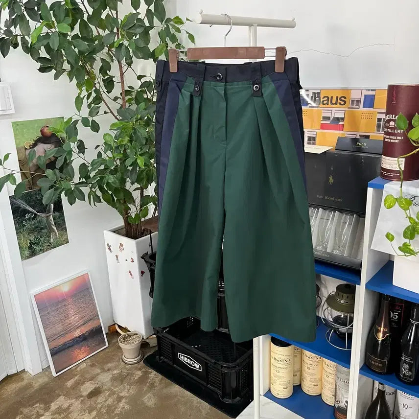 [BUNJANG] Sacai Women's Pintuck Pants Size 1 / 사카이 우먼 핀턱 팬츠 1