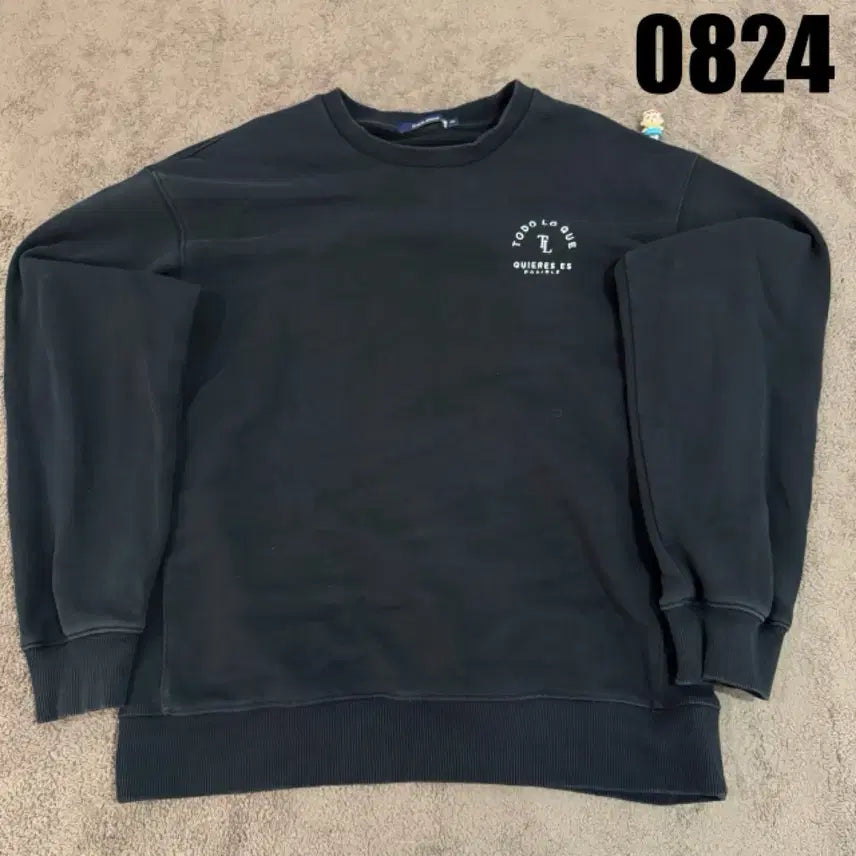 [BUNJANG] Black Sweatshirt (Size 100) / 블랙맨투맨 (100)