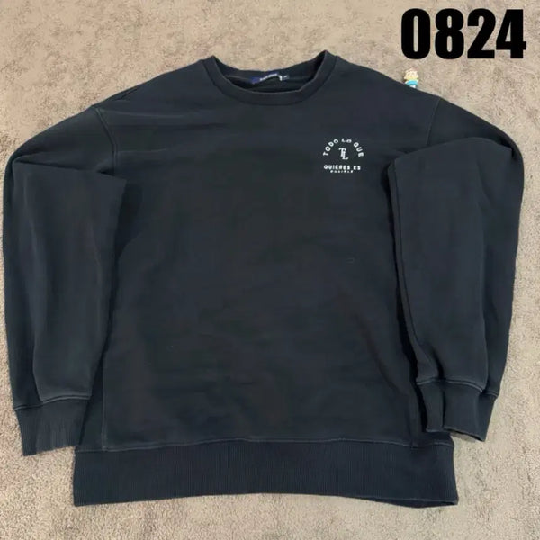 [BUNJANG] Black Sweatshirt (Size 100) / 블랙맨투맨 (100)