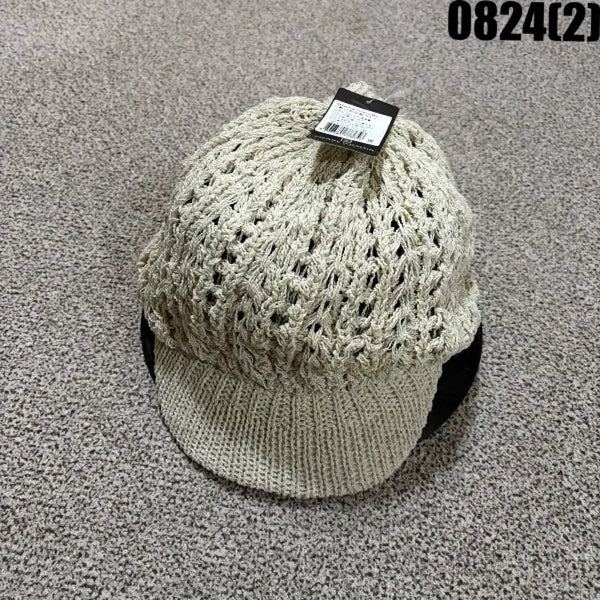 [BUNJANG] Beige Knit Hunting Cap / 니트 헌팅캡 베이지 색상 0824