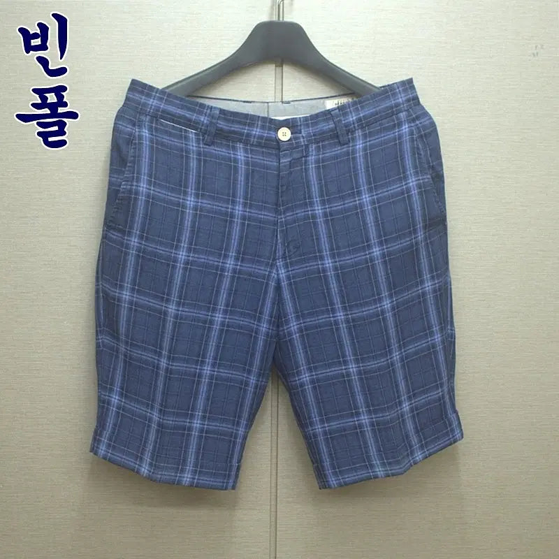 [BUNJANG] Beanpole Linen Blend Casual Shorts / 0556-빈폴(32)마100%,린넨반바지/구제시장
