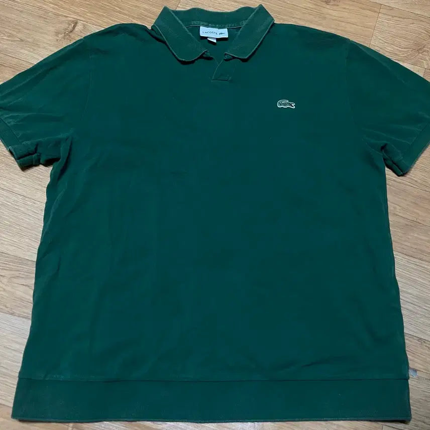 [BUNJANG] Lacoste Green Polo Shirt Size L (105) / 라코스테 카라티 그린 105사이즈 (L사이즈)