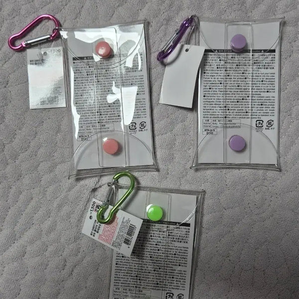 [BUNJANG] Daiso Carabiner Pouch Bundle Set / 다이소 카라비너 파우치 일괄